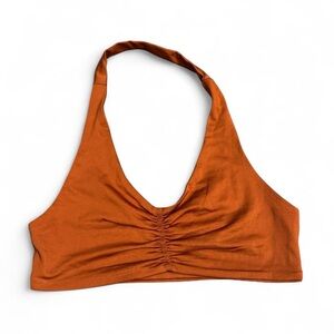 Rust Orange Halter Top